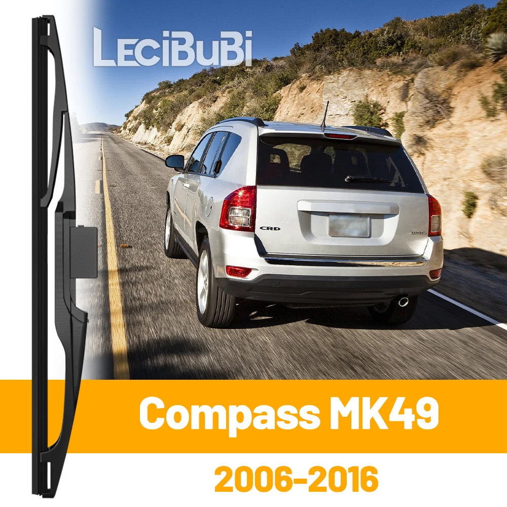 Rear Windshield Wiper Blade Set for Jeep Compass 2006-2016