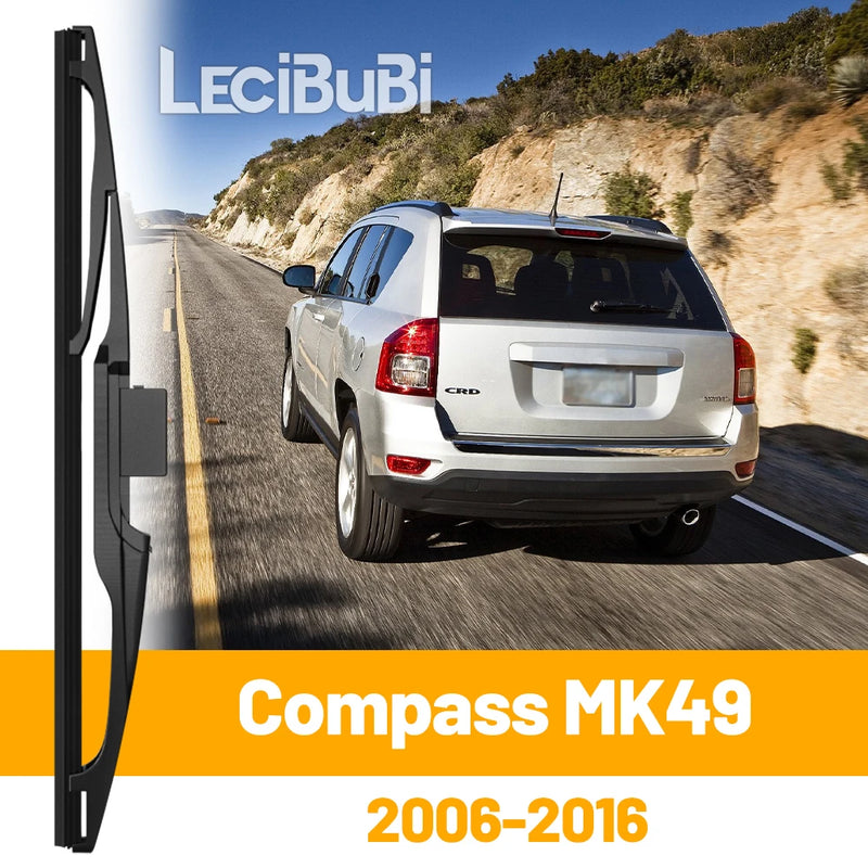 Rear Windshield Wiper Blade Set for Jeep Compass 2006-2016