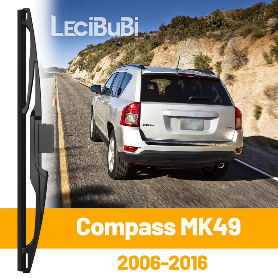 Rear Windshield Wiper Blade Set for Jeep Compass 2006-2016