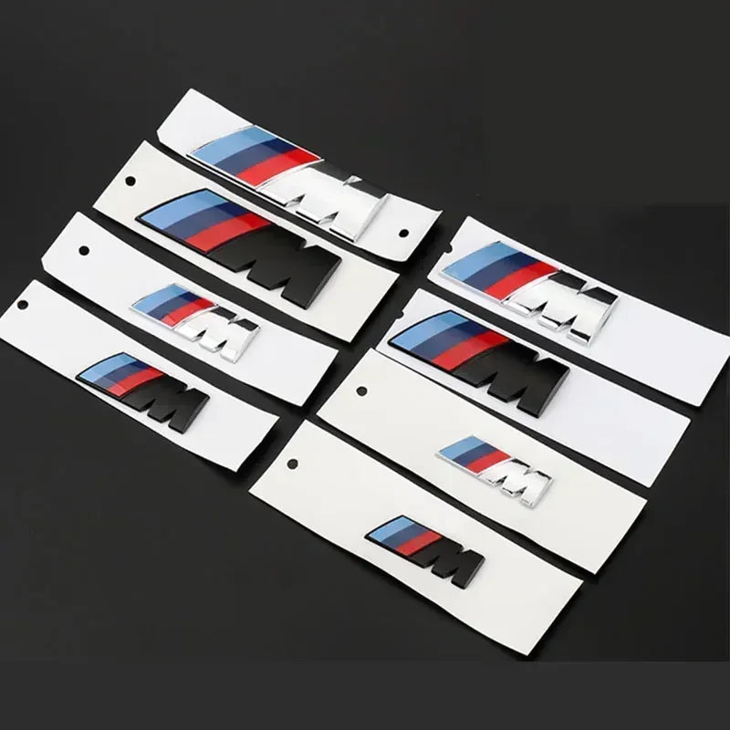BMW M Fender and Rear Trunk Emblem Badge Sticker