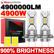 2-Piece H7 LED Headlight Bulb – 6000K, CANBUS, Compact