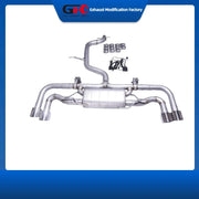 304 Stainless Steel Valved Cat-Back Exhaust System for Audi TT MK2 2007-2014