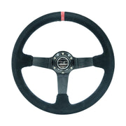 350 mm Deep-Dish Racing Steering Wheel – Red, Yellow or White