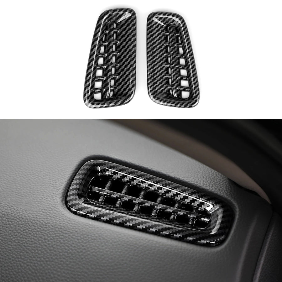 Carbon-Fiber-style Center Console and Gear Shift Panel Trim for Honda Civic 2022-2026