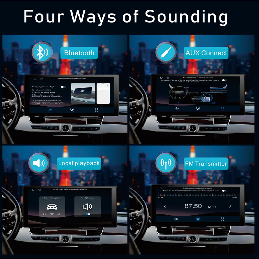10.26-Inch CarPlay and Android Auto Touchscreen Car Stereo