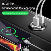 Dual-Port USB Car Charger – Multiple Fast-Charge Styles