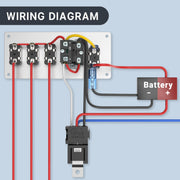 12V Racing Ignition Switch and Engine Start Panel