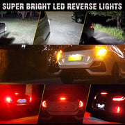 2-Piece 1156/1157/7440/7443 LED Signal Light Bulb – Amber/Yellow/Red/White, CANBUS