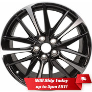 1PCS New 19 Inch Car Machined Black Alloy Wheel Rim Durable for Toyota Camry Xse Car 2018-2020