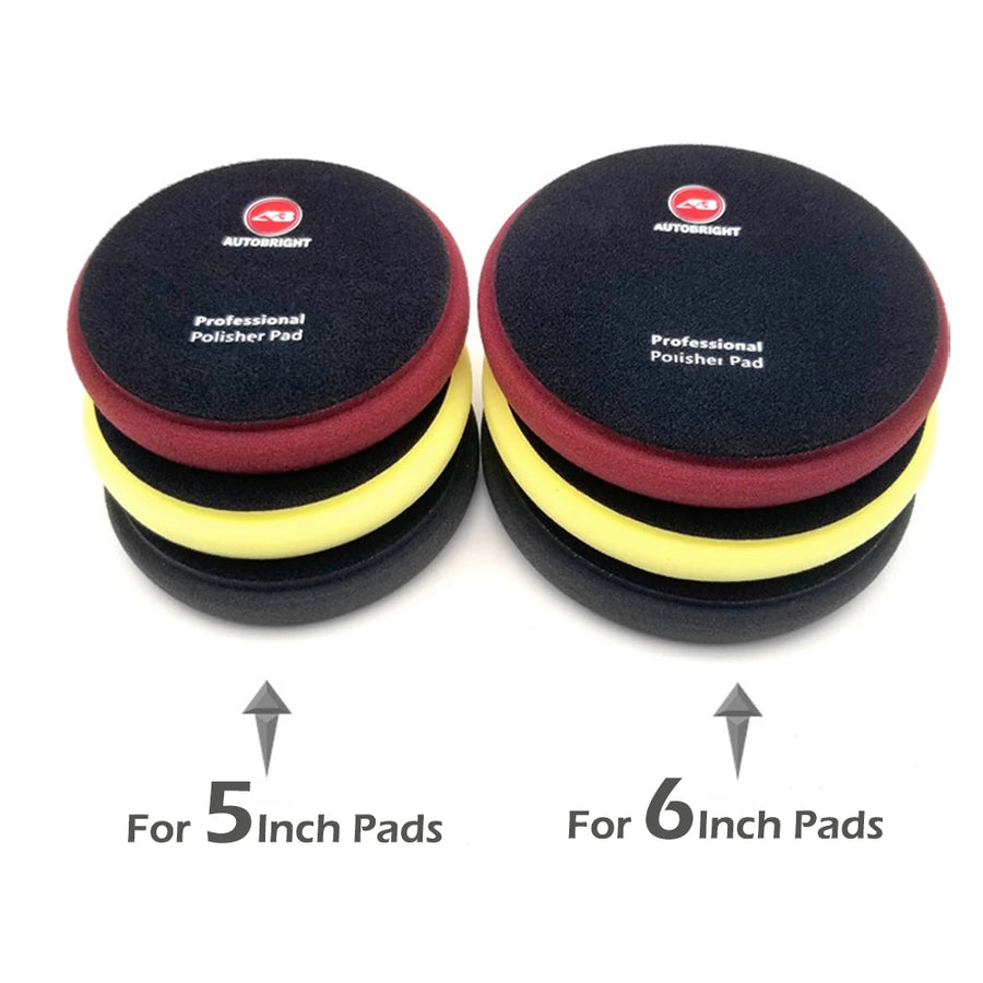 Foam Polishing Pads, 5- & 6-Inch Cut, Polish & Finish Options