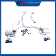 304 Stainless Steel Valved Cat-Back Exhaust System for Audi A5 4WD 2009-2016