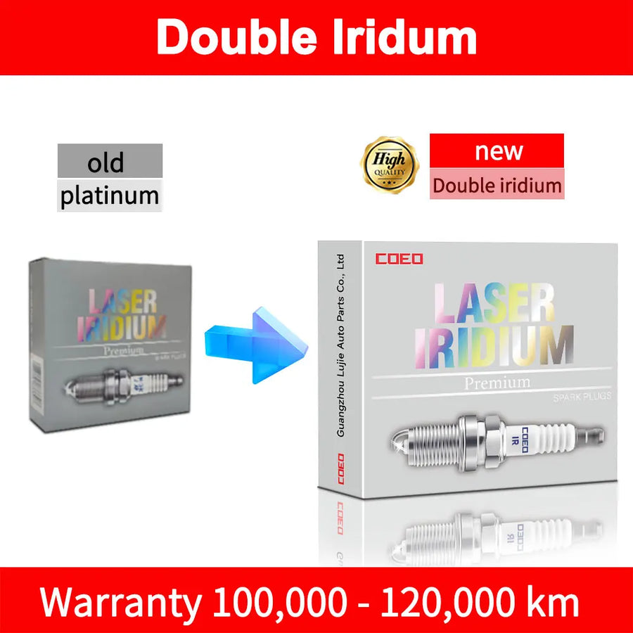 NGK Iridium Spark Plug 24101393 91654 24101393Dual for Chevrolet & Buick Models