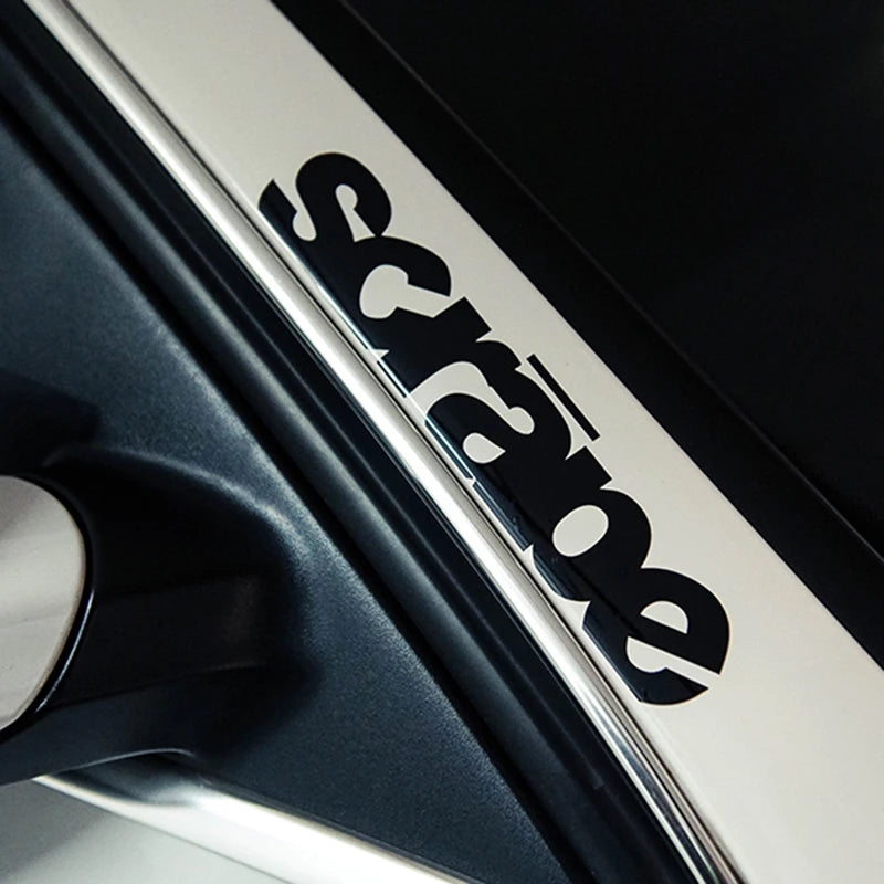Reflective Scratch-Style A-Pillar Car Decal