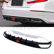 Gloss Black Rear Bumper Diffuser for 2018