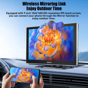9-Inch Portable Wireless CarPlay and Android Auto Display