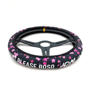 Hokkaido Wave and Sakura 38 cm Steering Wheel Cover