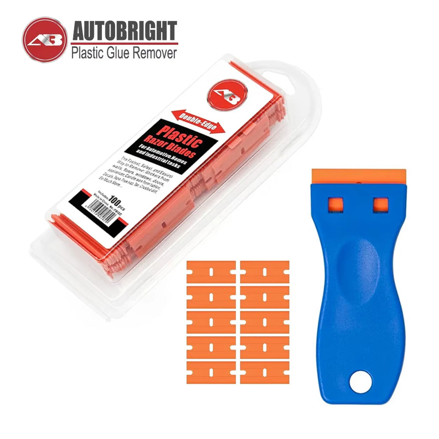 Replaceable-Blade Adhesive Scraper & Refill Options