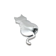 3D Cat Metal Vehicle Decal - 6.5 x 3.5 cm