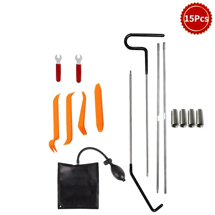 Automotive Air Wedge and Long-Reach Lockout Tool Kit, 15-67 Piece Options