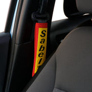 Embroidered Seat Belt Shoulder Pads – Pair