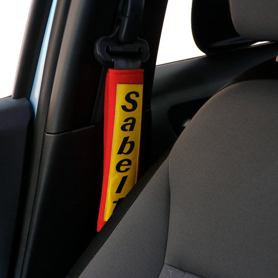 Embroidered Seat Belt Shoulder Pads – Pair