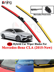 Front Windshield Wiper Blade Set for Mercedes-Benz Cla Model -Present and Newer 2019