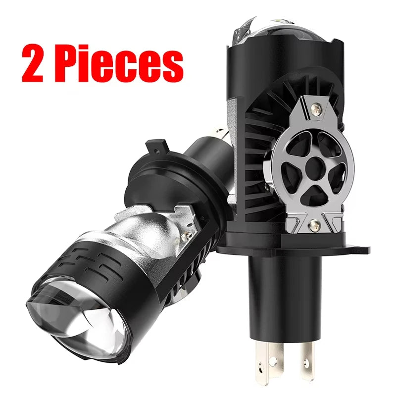 H4 LED Headlight Bulb – 6000K, CANBUS, Projector-Compatible