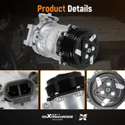 A/C Compressor & Clutch for Chevrolet & GMC 1996-1998