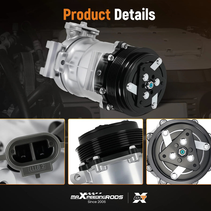 A/C Compressor and Clutch for Chevrolet GMC