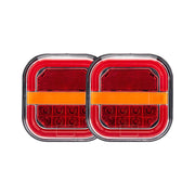 2-Piece LED Trailer Tail and License Plate Lights – 12V/24V