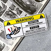 Cartoon Airbag Warning Vinyl Decal – SH40