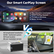 10.26-Inch Wireless CarPlay and Android Auto Portable Display