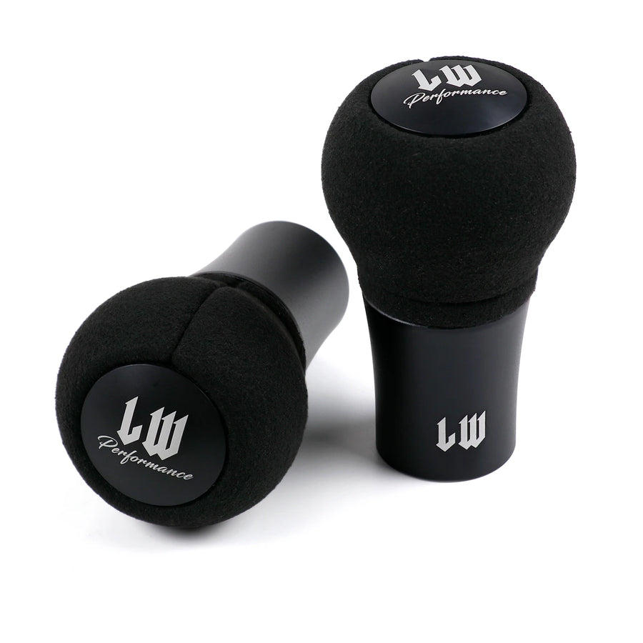 Universal Black Suede Manual Shift Knob