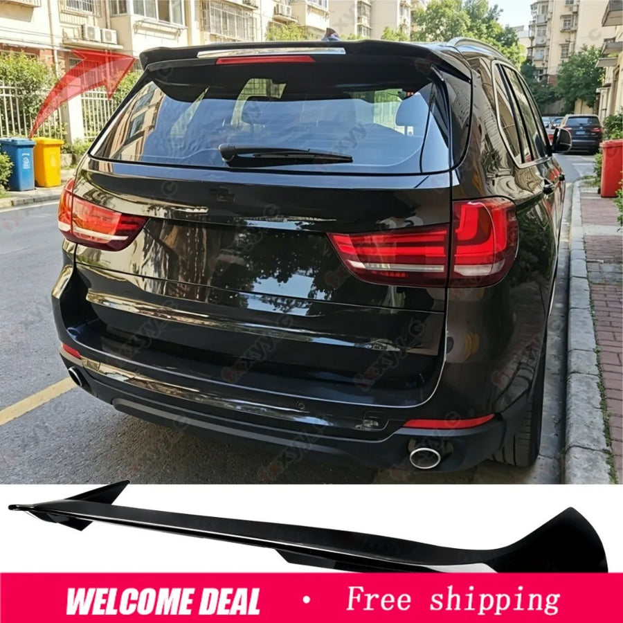 Gloss Black Rear Roof Spoiler for 2014–2018 BMW X5
