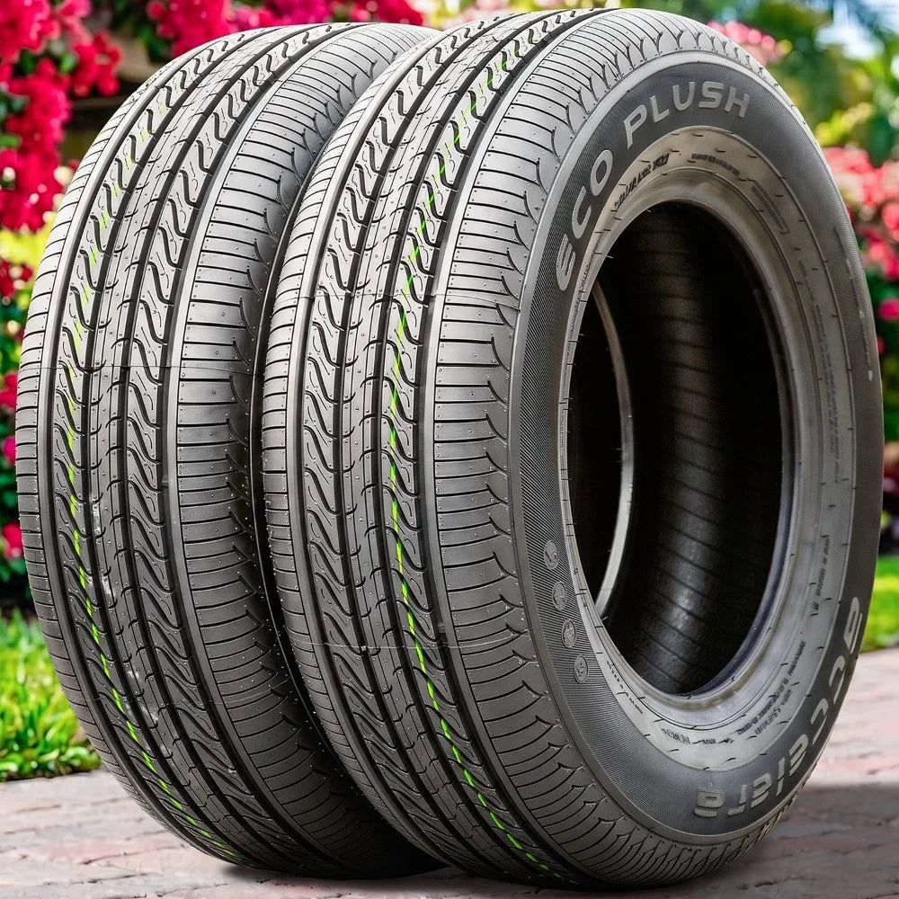 Set of 2 Accelera Eco Plush 195/70R14 91H All-Season Tires