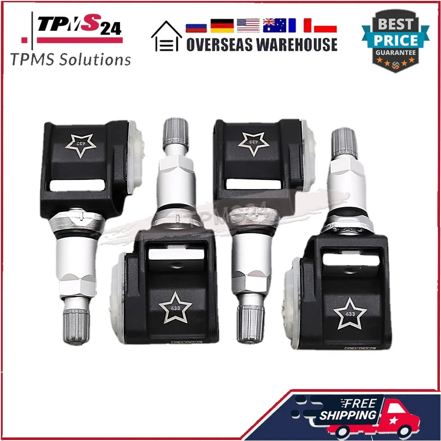 BMW 5-Series G30 7-Series G11 BMW X3 X4 X6 X7 Mercedes-Benz A E GLE-class 433MHz TPMS Sensor 36106887140 A0009052102