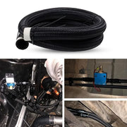 Universal Braided Fuel & Oil Hose, AN4-AN12
