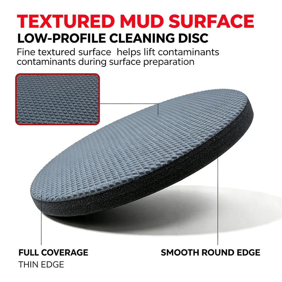 Clay Decontamination Disc - 5-Inch Backing, 6-Inch Face