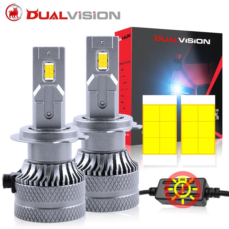 2-Piece H1/H4/H7/H11/9005/9006 LED Headlight Bulb – 6000K, CANBUS