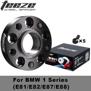M12X1.5 Wheel Spacers for BMW 1 Series ) PCD 5x120 CB 72.6 Forged Black Wheel