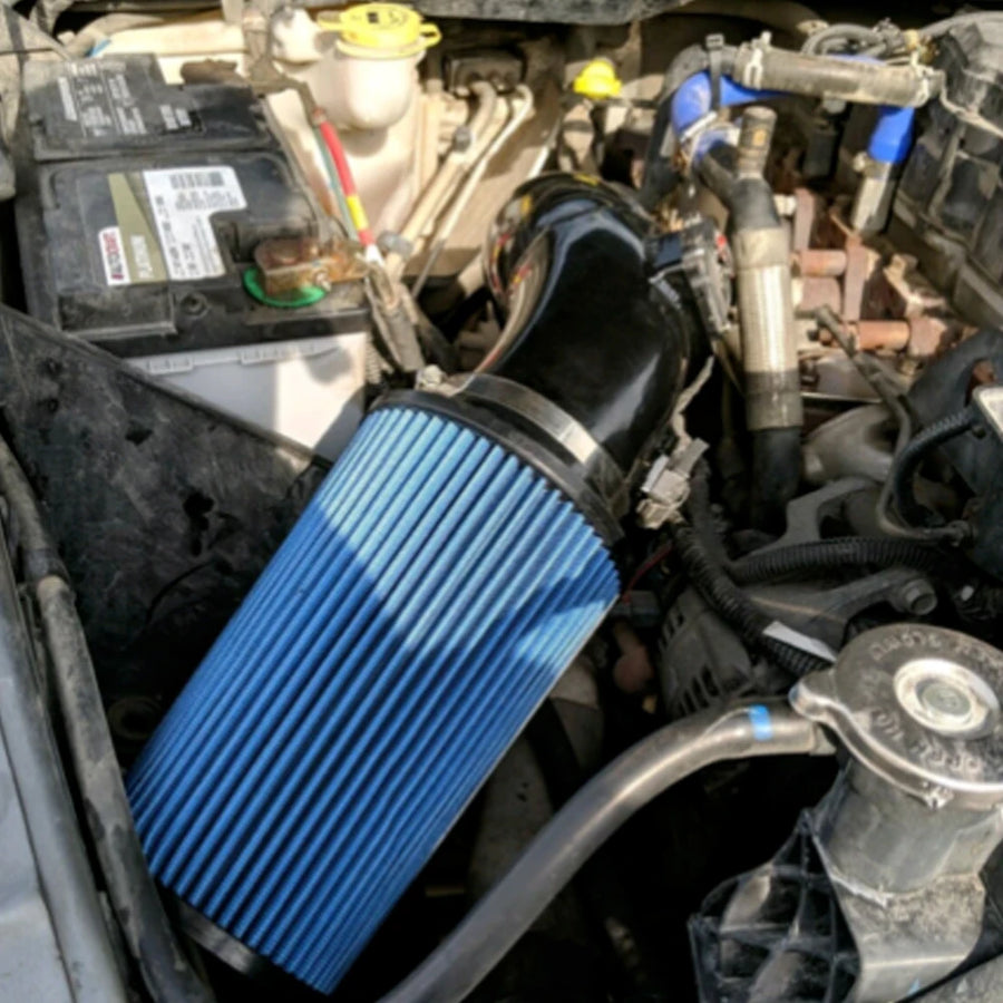Car Aluminum Air Intake System Turbo Cold Air Intake Pipe Kit with Air Filter for Dodge Ram 2500 3500