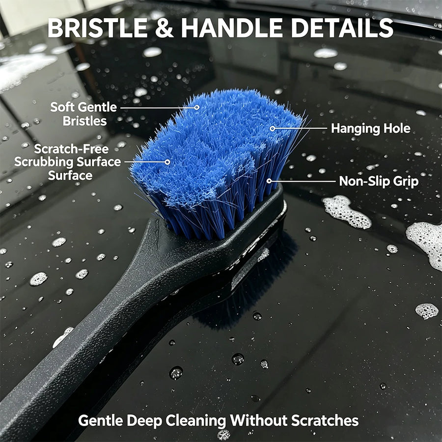 Long-Handle Wheel & Tire Scrub Brushes - Style Options