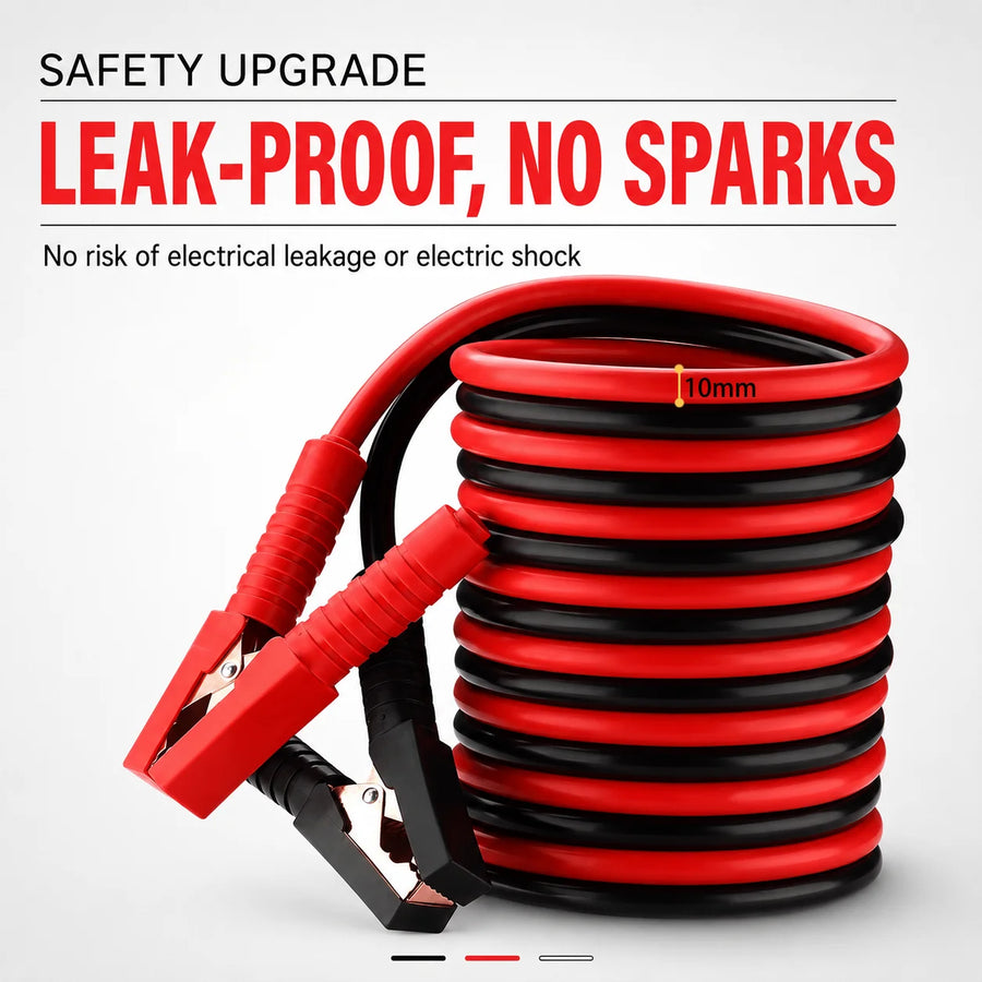 4m 2000A Heavy-Duty Battery Jumper Cables