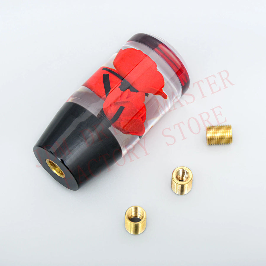 10cm Acrylic Flower Manual Gear Shift Knob