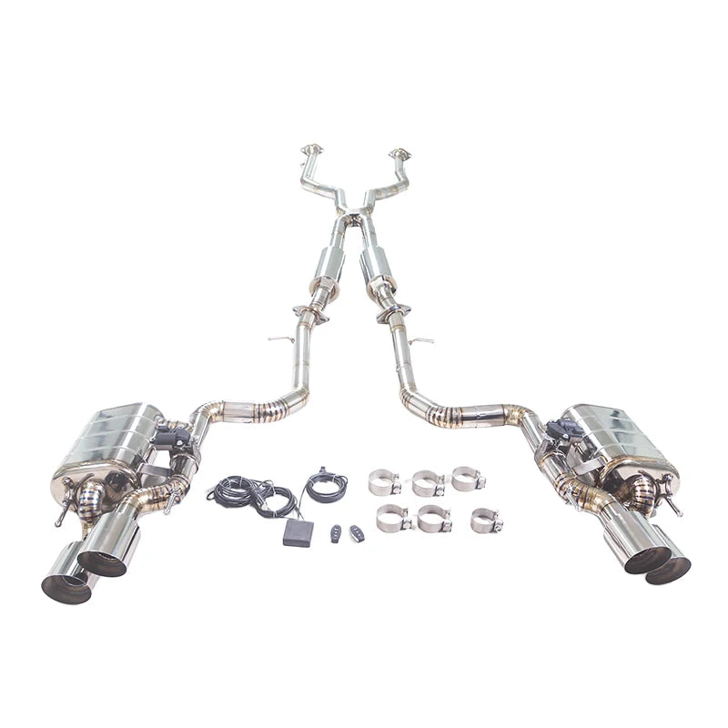 Titanium Alloy Catback Valvetronic Exhaust System for Lexus Rcf Gsf 5.0L 2014-2024