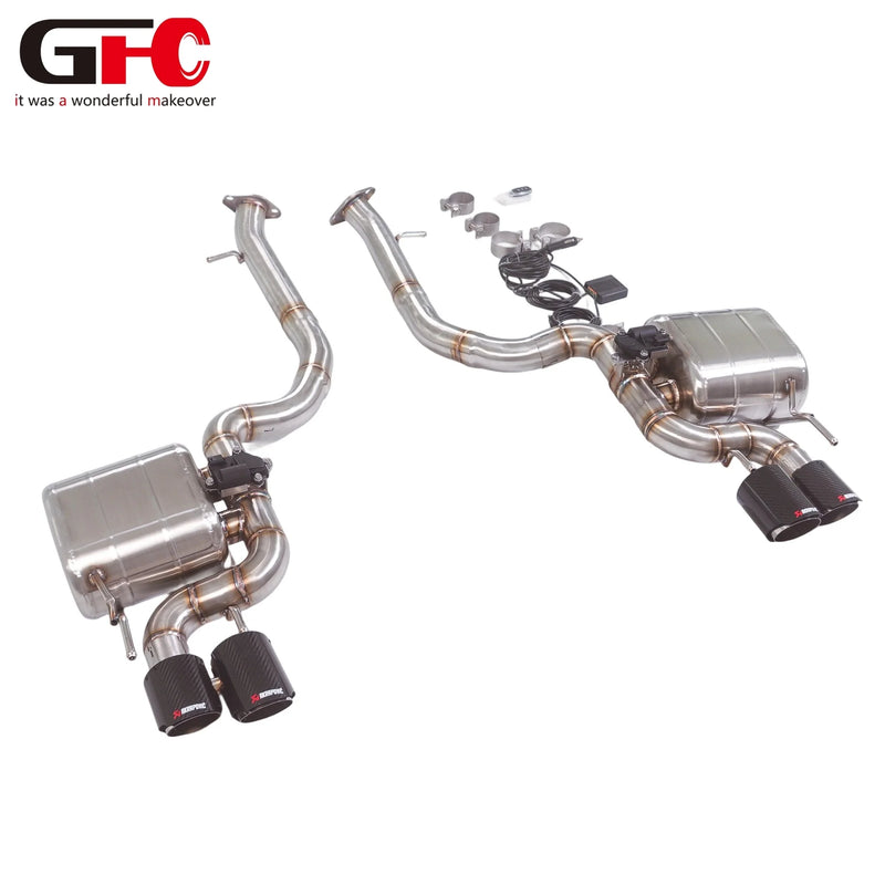304 Stainless Steel Valved Cat-Back Exhaust System for Lexus IS 350