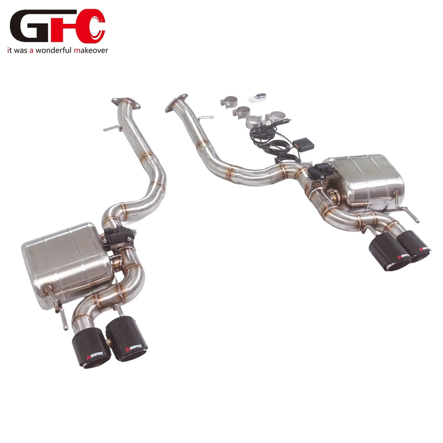 304 Stainless Steel Valved Cat-Back Exhaust System for Lexus IS 350