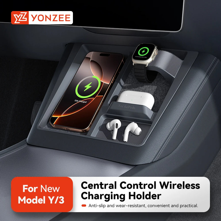 Wireless Charging Pad Protective Frame for Tesla Model 3/Y