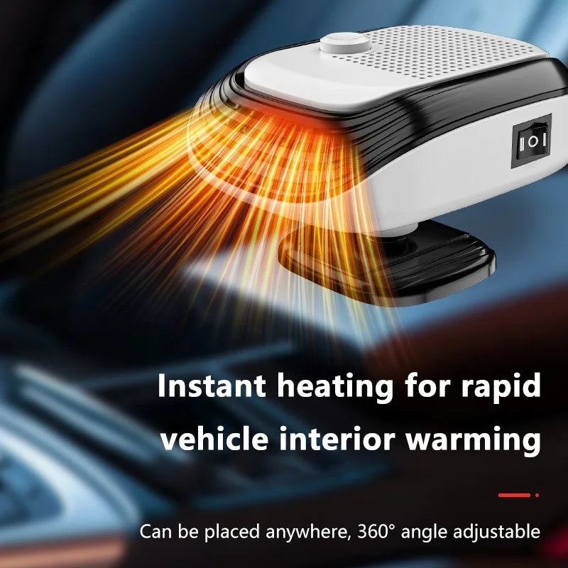 12V 24V Portable Car Heater and Defroster Fan