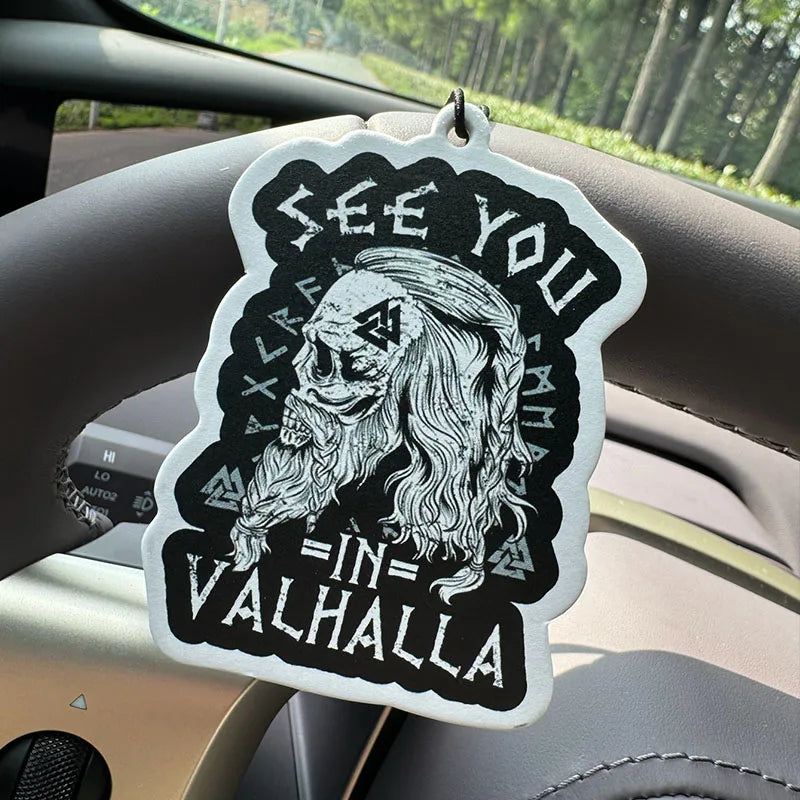 Valhalla Awaits - Viking Northern Warrior Gift Special Edition Cologne Car Air Freshener